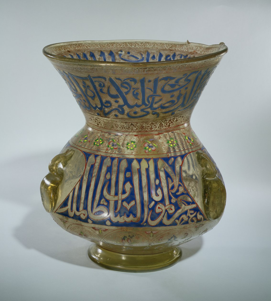 Mešita Lamp ve jménu al Malik al Nasu Muhammad, kolem 1300-1340 (smaltované sklo) od Egyptian School