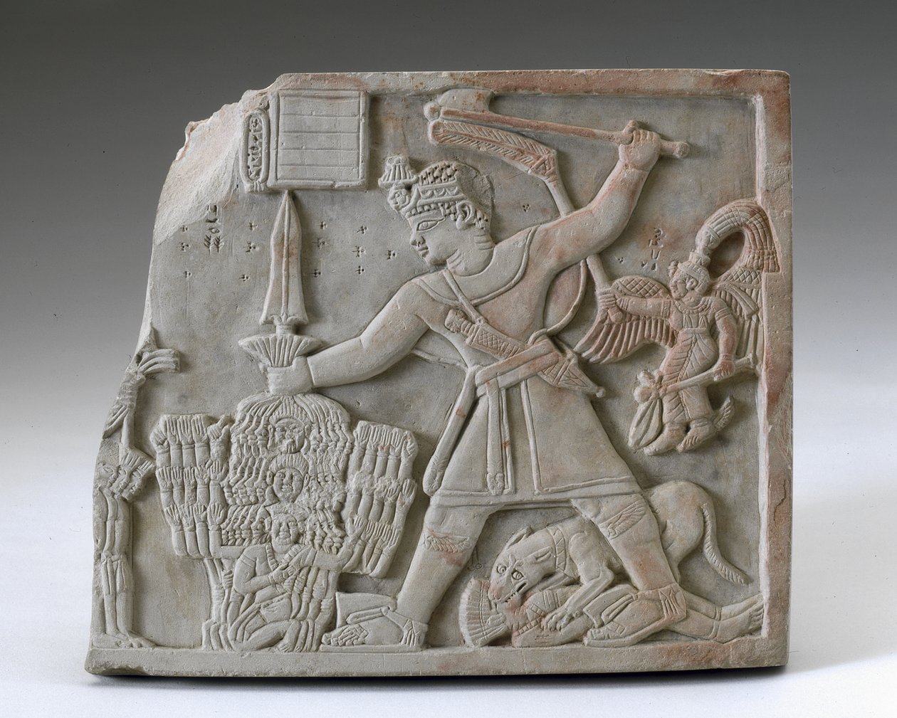 Princ Arikankharer zabíjí své nepřátele, Meroe od Egyptian School