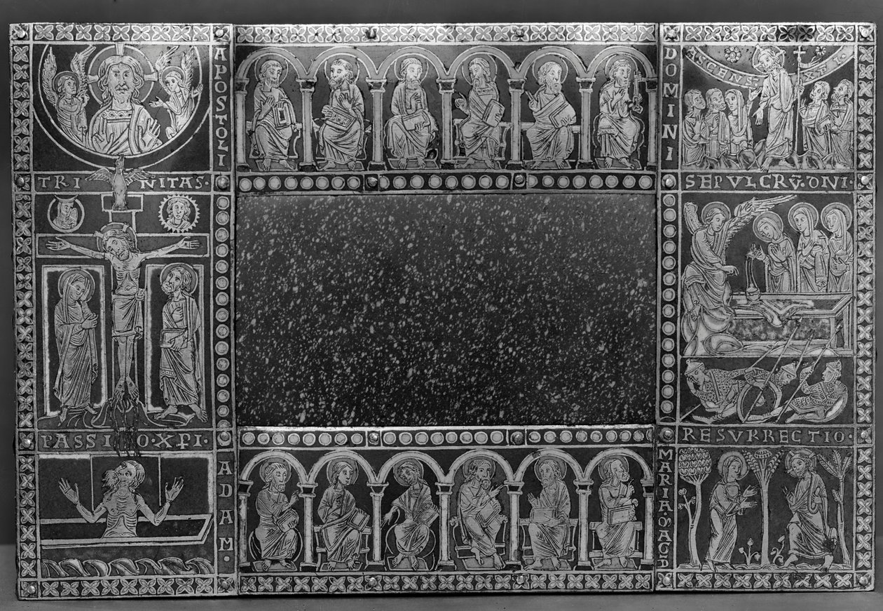 Přenosný oltář svatého Mauricia od Eilbertus of Cologne (fl.1129 60)