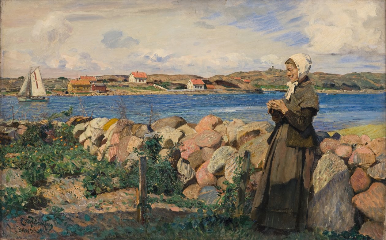 Z norského souostroví od Hjalmer Eilif Emanuel Peterssen