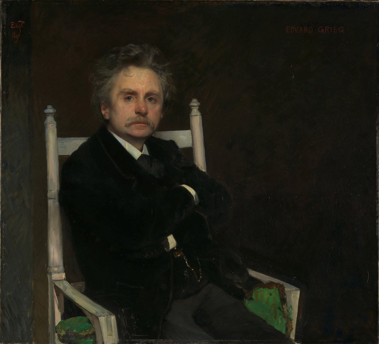 Portrét Edvarda Griega 1843-1907, 1891. od Hjalmer Eilif Emanuel Peterssen