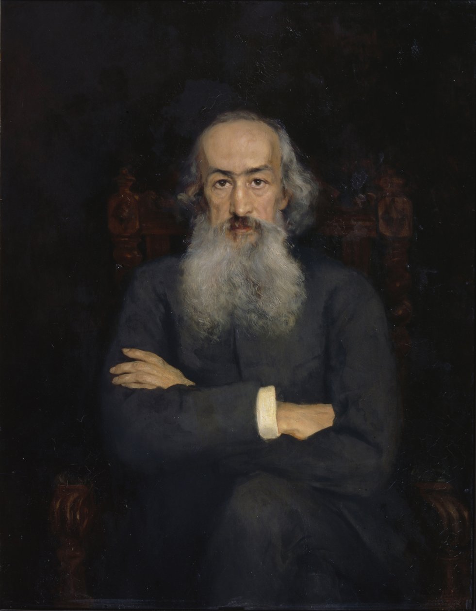 Portrét historika Konstantina Nikolajeviče Bestuževa-Ryumina 1829-1897, 1889 od Ekaterina Sergeevna Zarudnaya Kavos