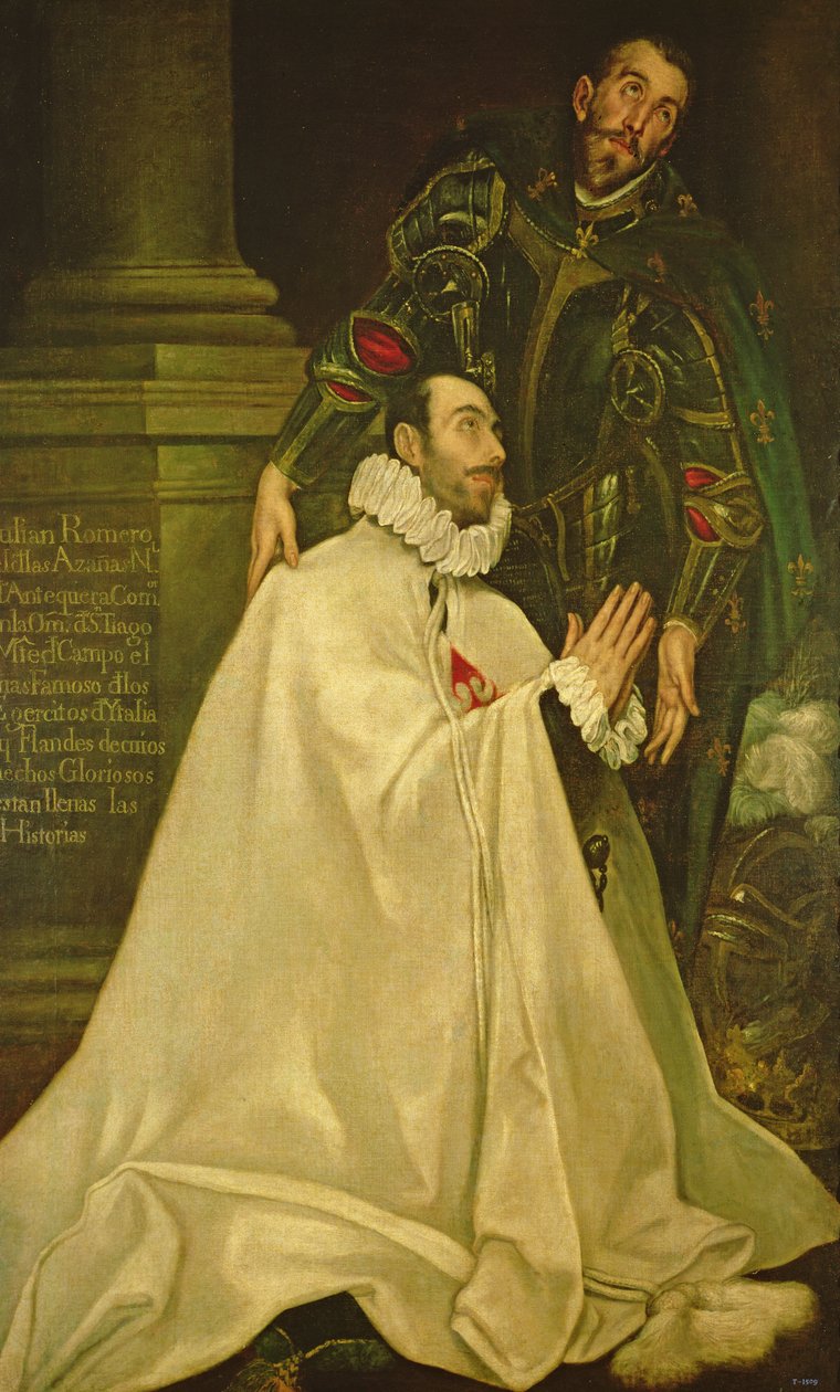 Julian Romero de las Azanas se sv. Juliánem, 1587-97 od El Greco