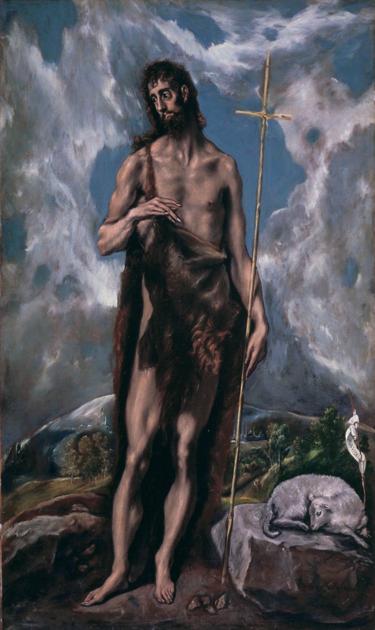 Svatý Jan Křtitel od El Greco