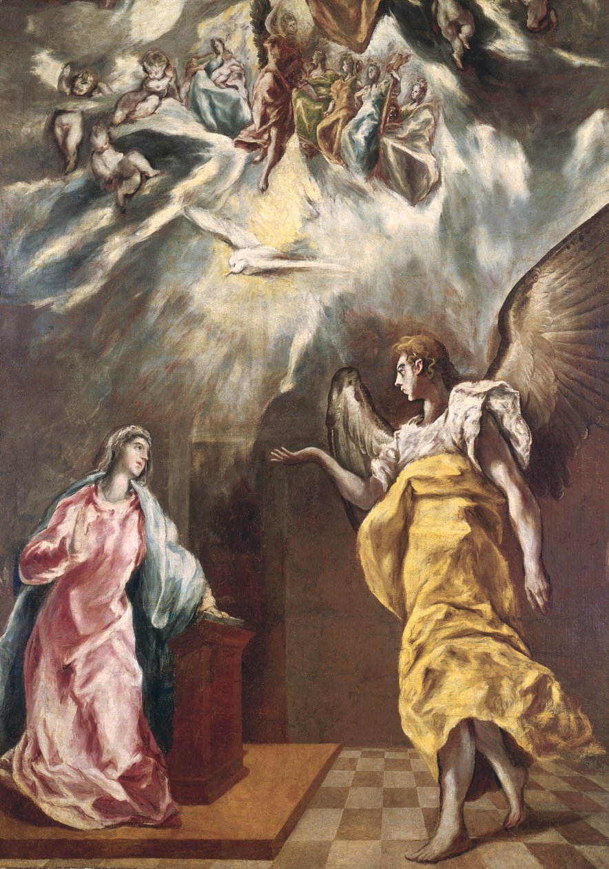 Zvěstování od El Greco