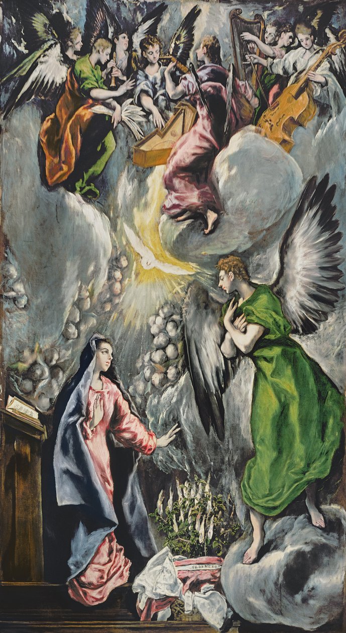 Zvěstování od El Greco