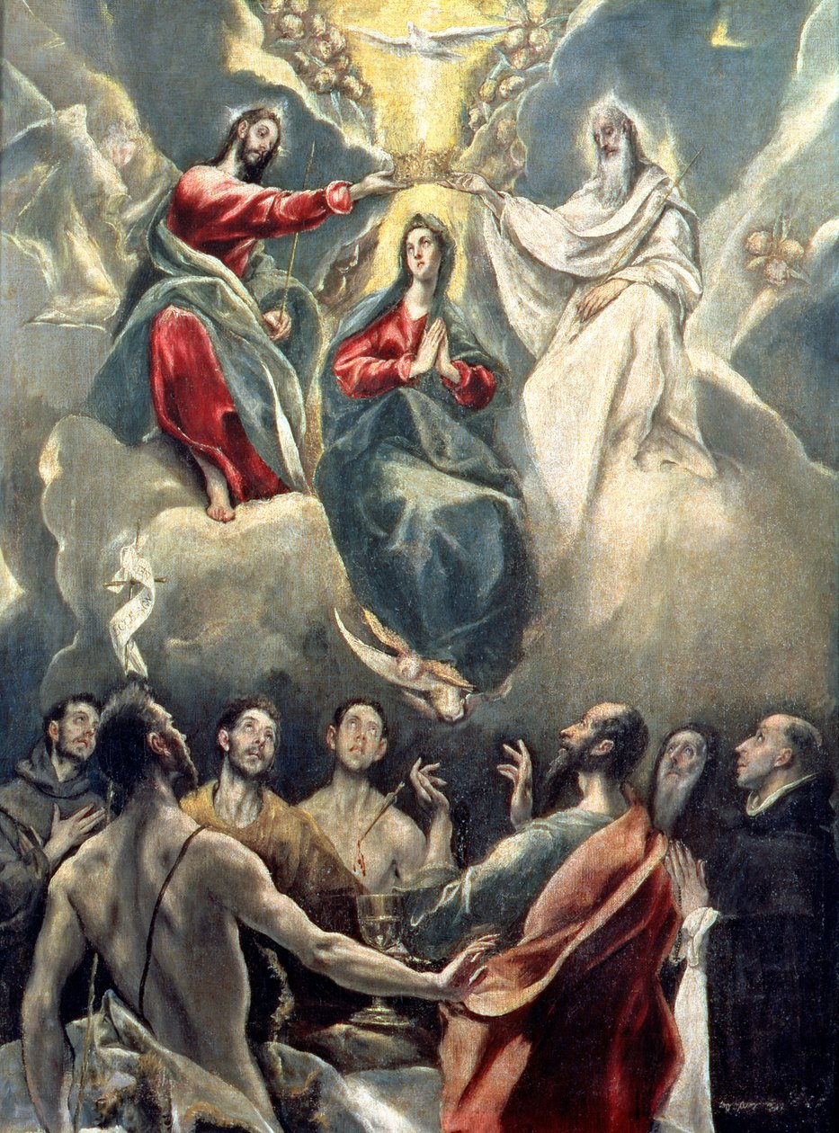 Korunovace Panny Marie od El Greco