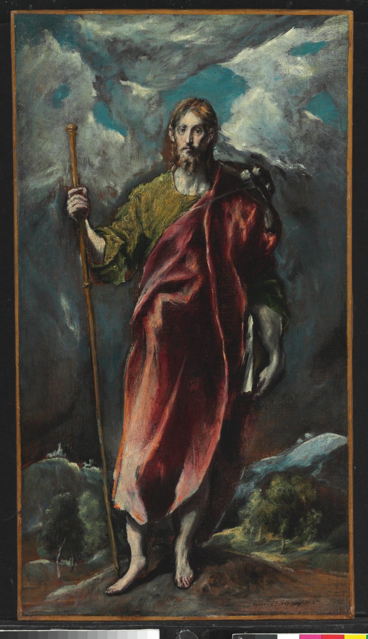 Svatý Jakub Větší (olej na plátně) od El Greco