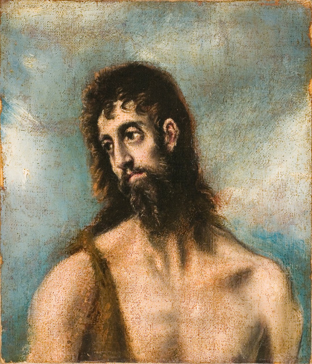 Svatý Jan Křtitel (olej na plátně) od El (1541 1614) (studio of) Greco