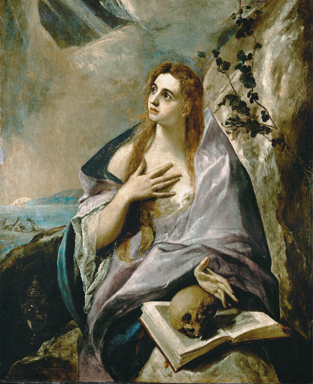 Máří Magdaléna (malba na plátně) od El (1541-1614) Greco