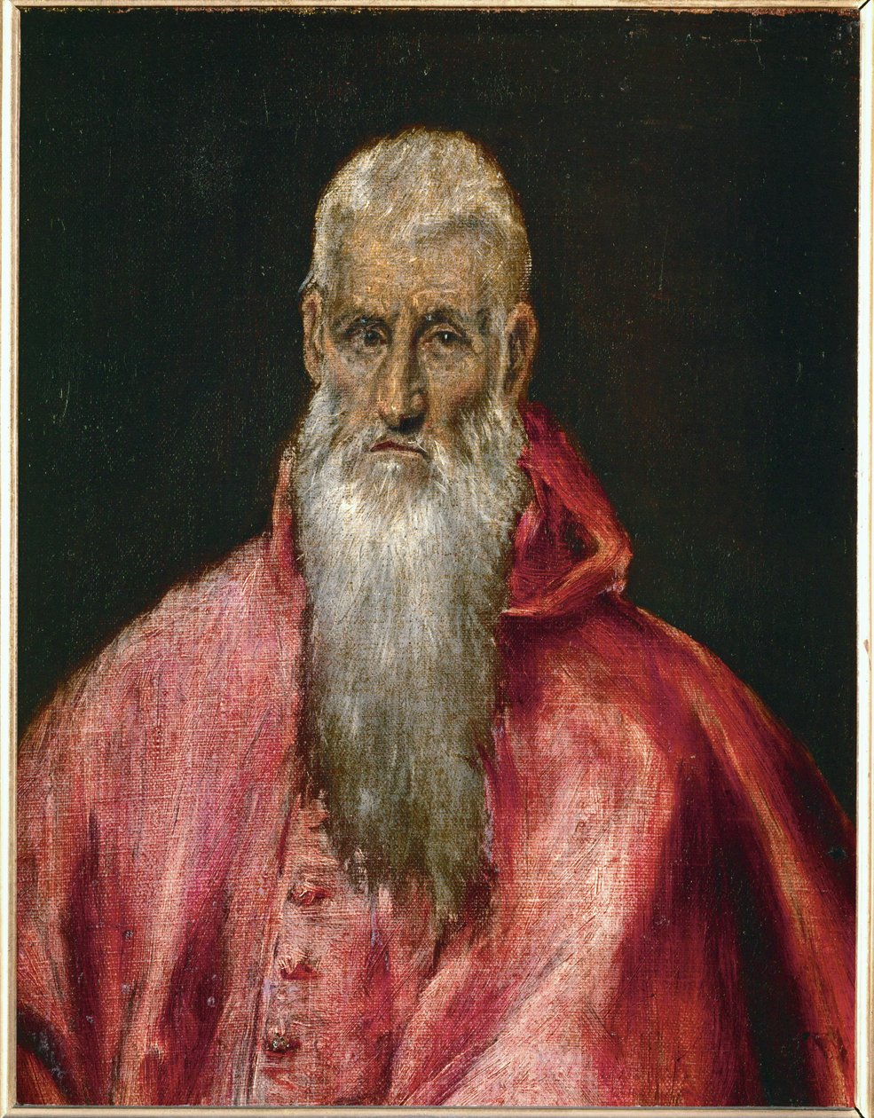 Svatý Jeroným jako kardinál (obraz) od El (1541-1614) Greco