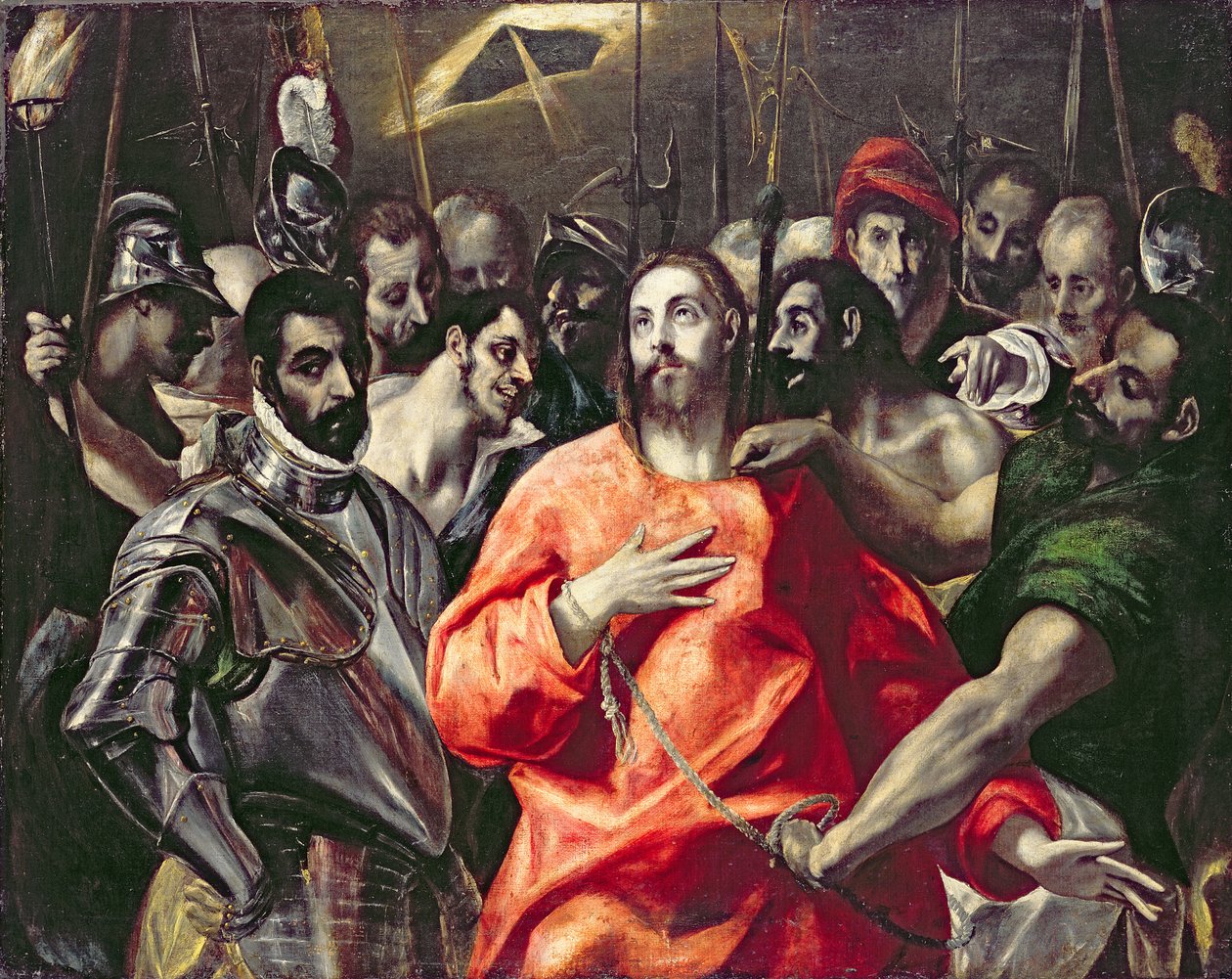 Svlékání Krista (olej na plátně) od El (1541 1614) Greco