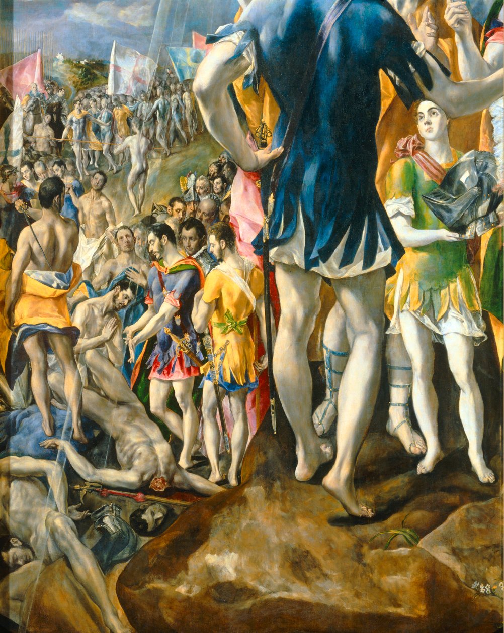 Thébská legie od El (1541-1614) Greco