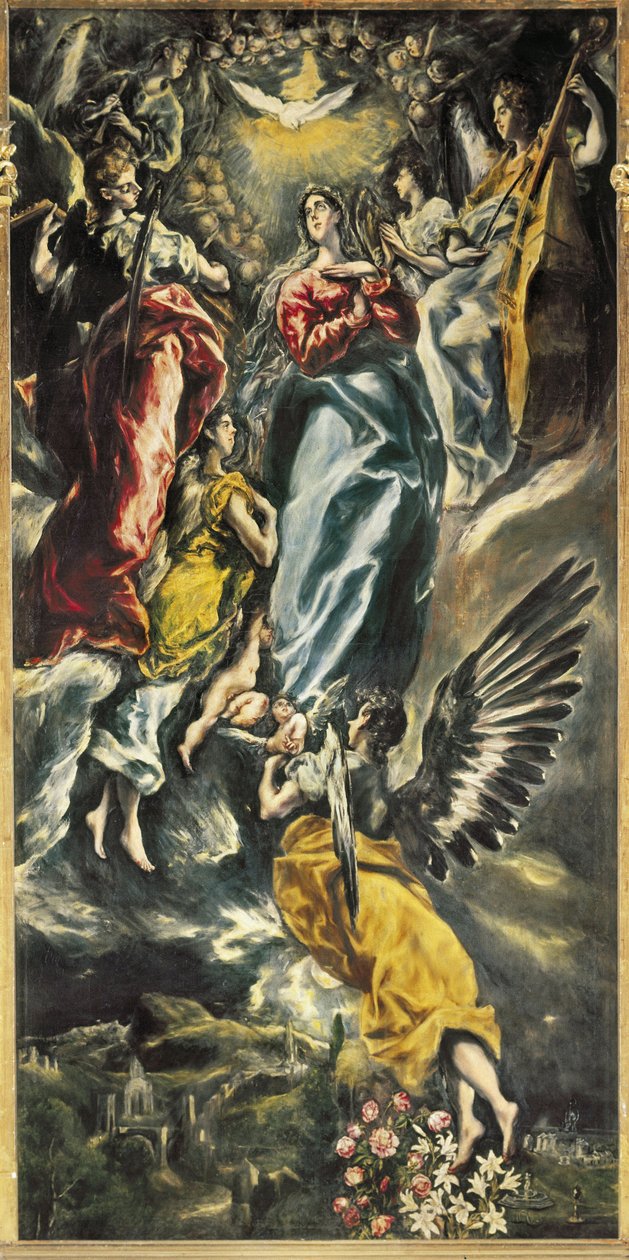 Panna Neposkvrněného početí od El (1541 1614) Greco