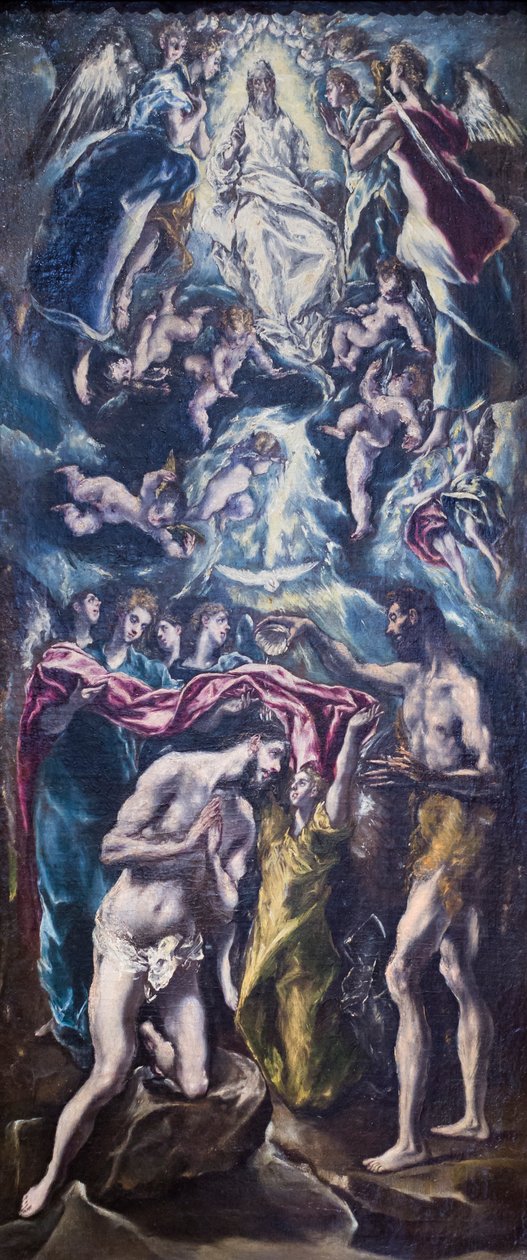 Křest Kristův od El (1541 1614) Greco