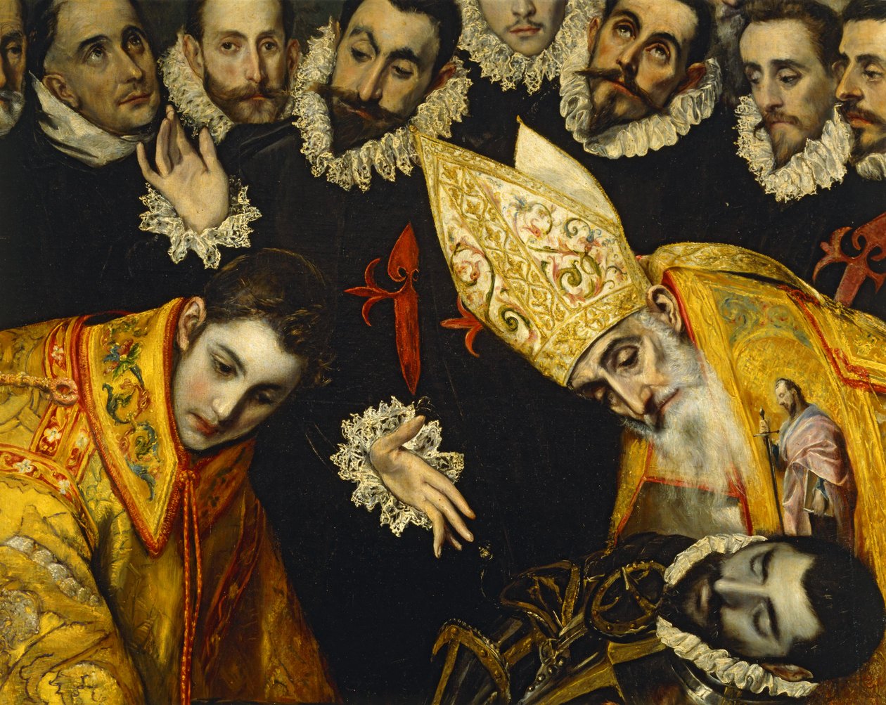 Pohřeb hraběte z Orgazu od El (1541-1614) Greco