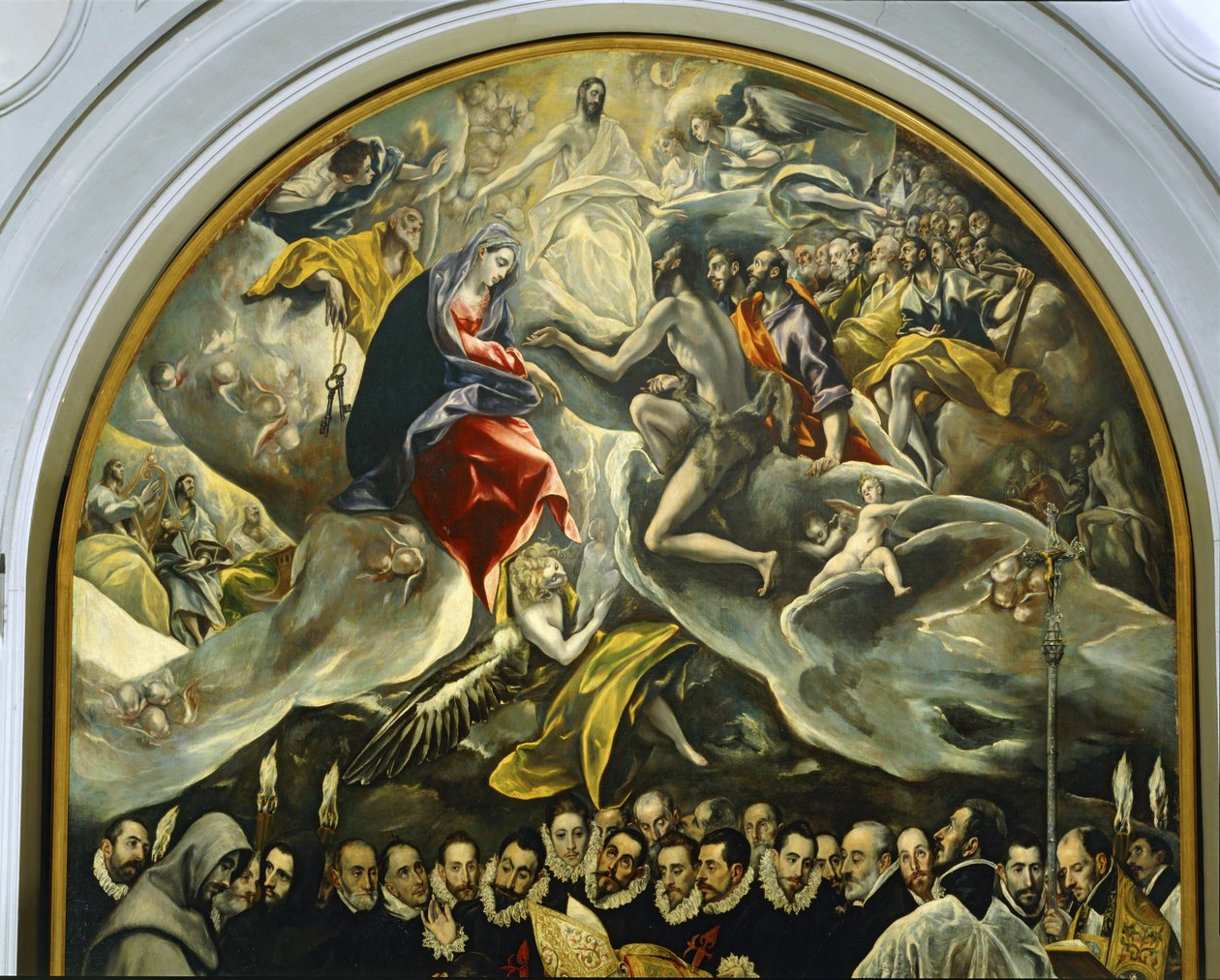 Pohřeb hraběte z Orgazu od El (1541-1614) Greco