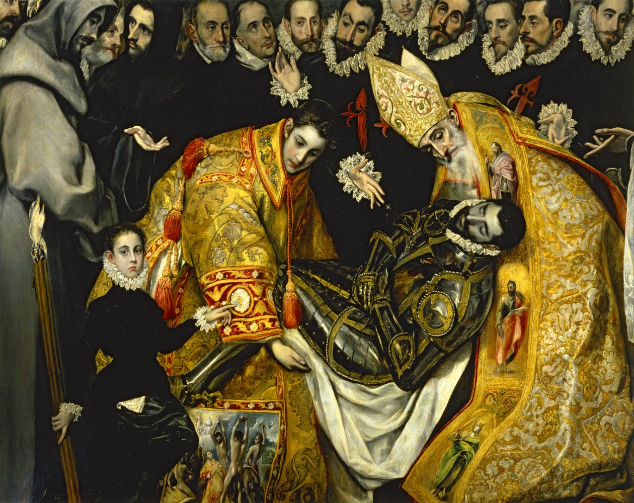 Pohřeb hraběte z Orgazu od El (1541-1614) Greco