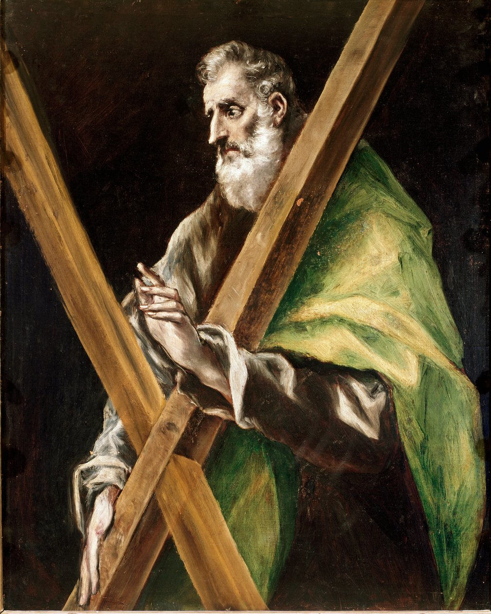 Apoštolát katedrály v Toledu: Saint Andre Apotra. Obraz Domenika Theotokopoulose v El Greco (1540-1614) od El Greco