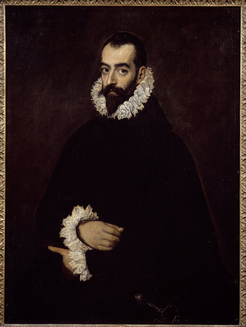 Předpokládaný portrét vévody z Benavente Malba Domenikose Theotokopoulos dit El Greco (1541-1614) od El Greco