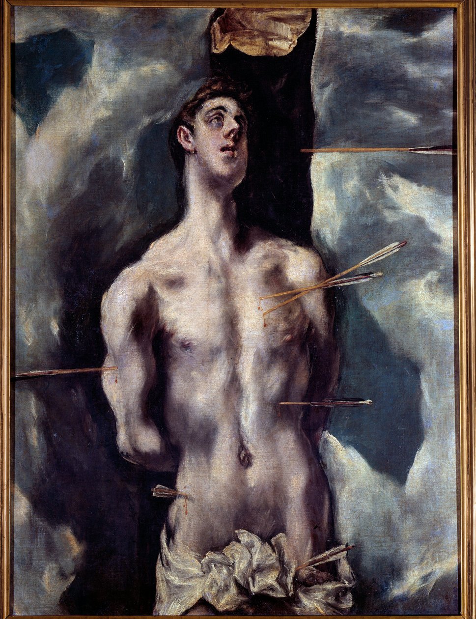 Obraz svatého Šebestiána od Domenika Theotokopoulose Dit El Greca (1540-1614) od El Greco