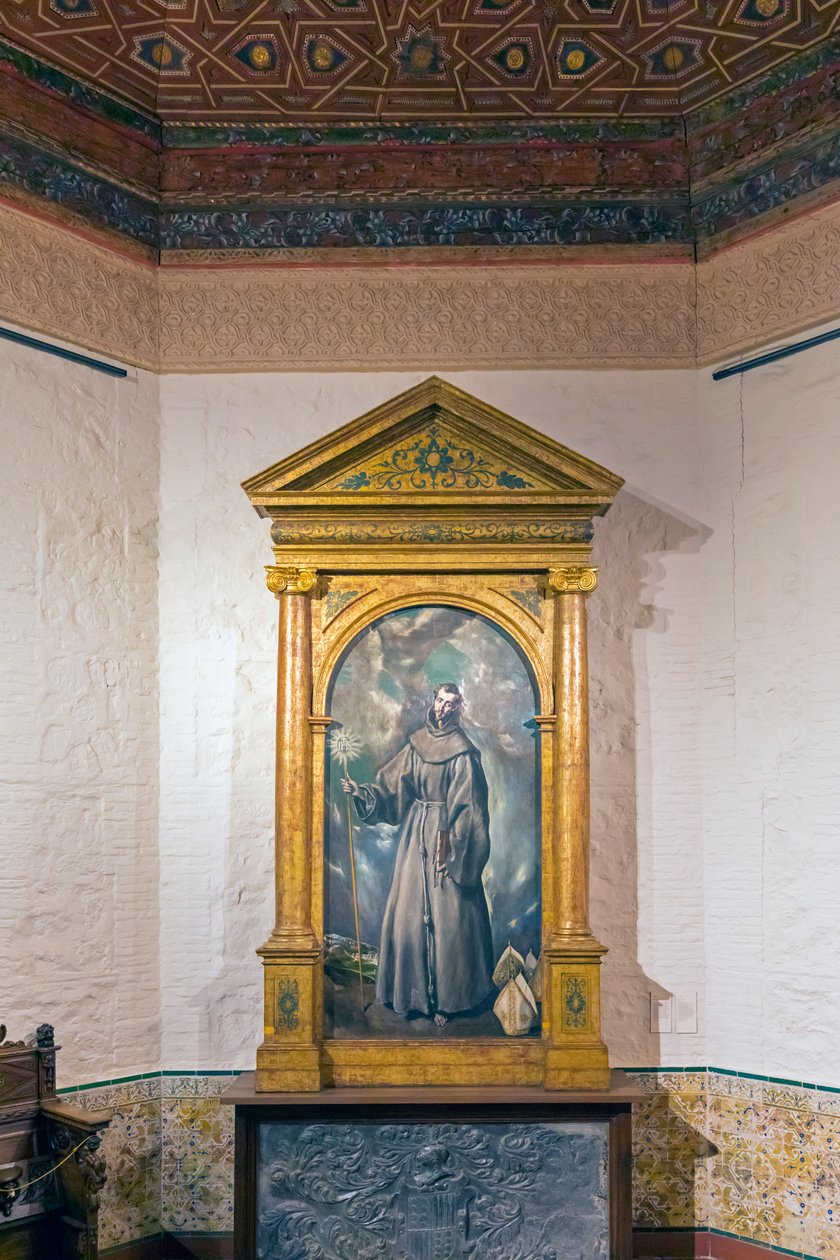 Svatý Bernardýn Sienský od El Greco
