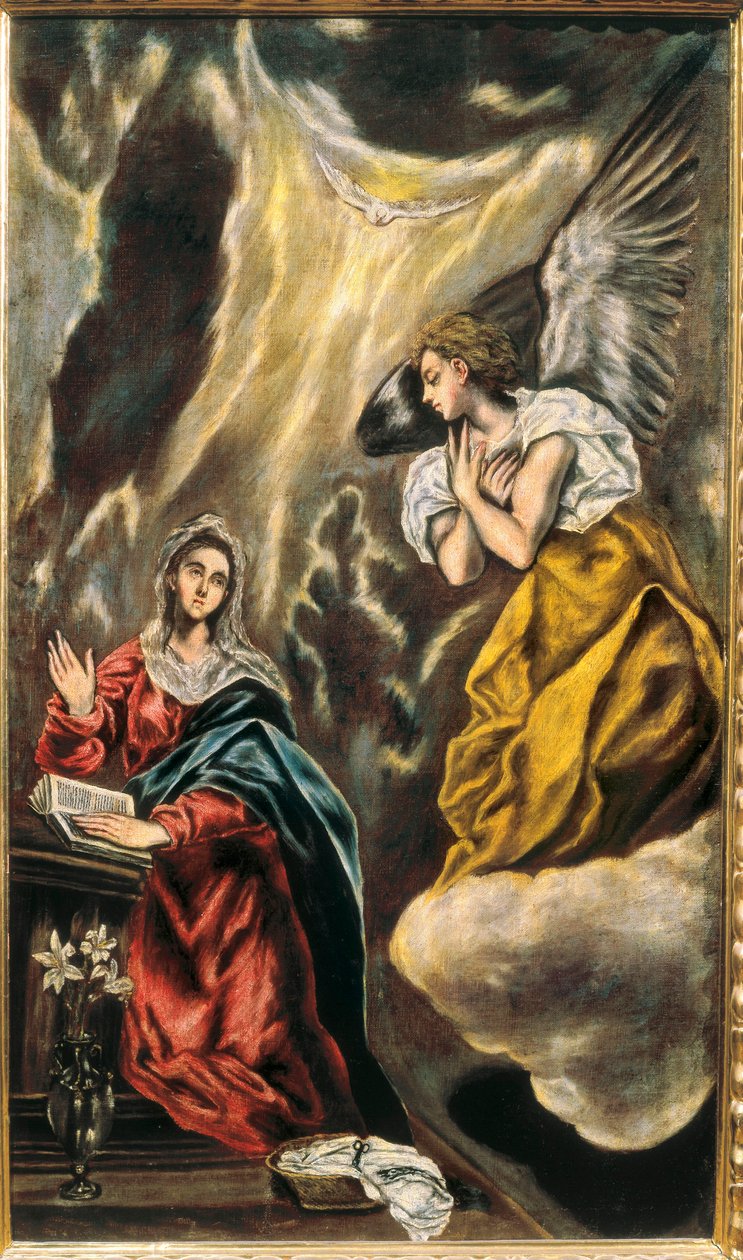 Zvěstování od El Greco