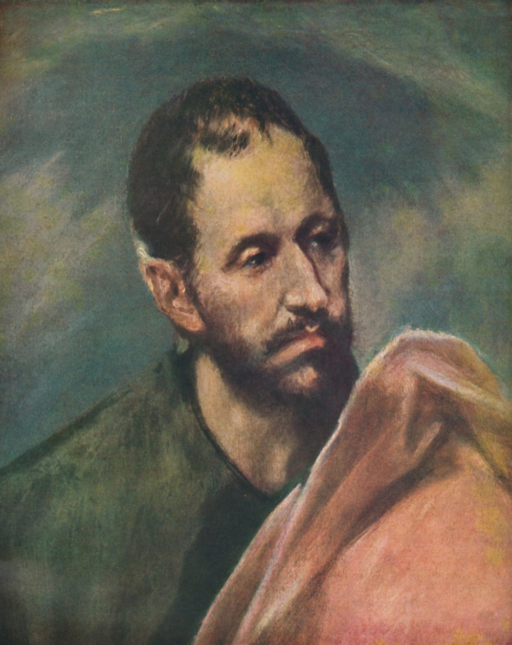 Als Apostel Jacobus Minor, Saint James mladší, c1600, 1938 od El Greco