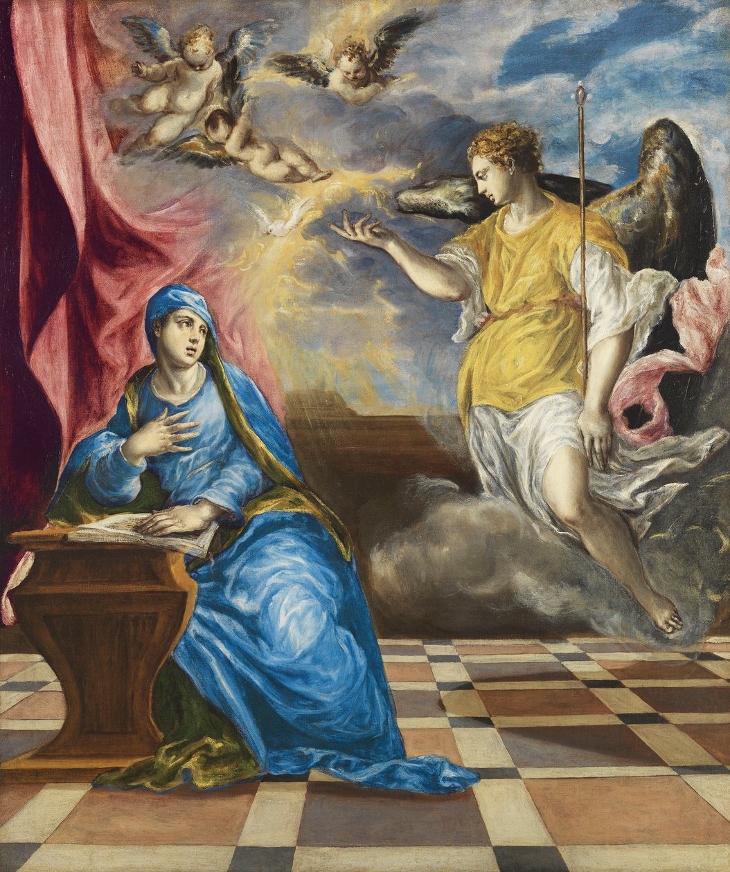 Zvěstování od El Greco