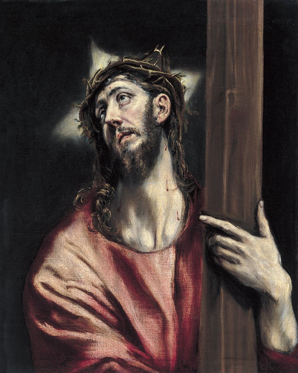 Kristus držící kříž od El Greco