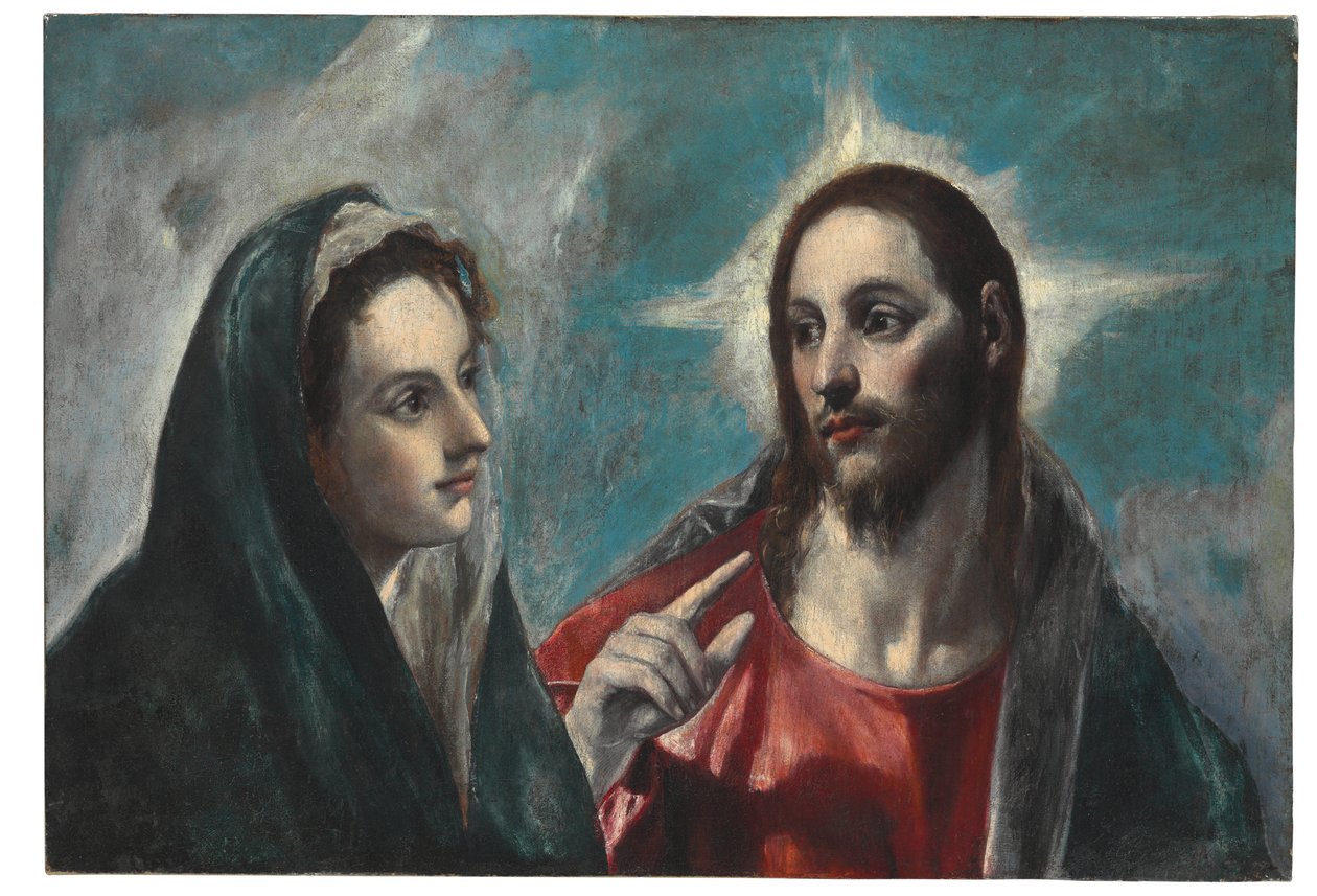 Kristus se rozloučil se svou Matkou od El Greco