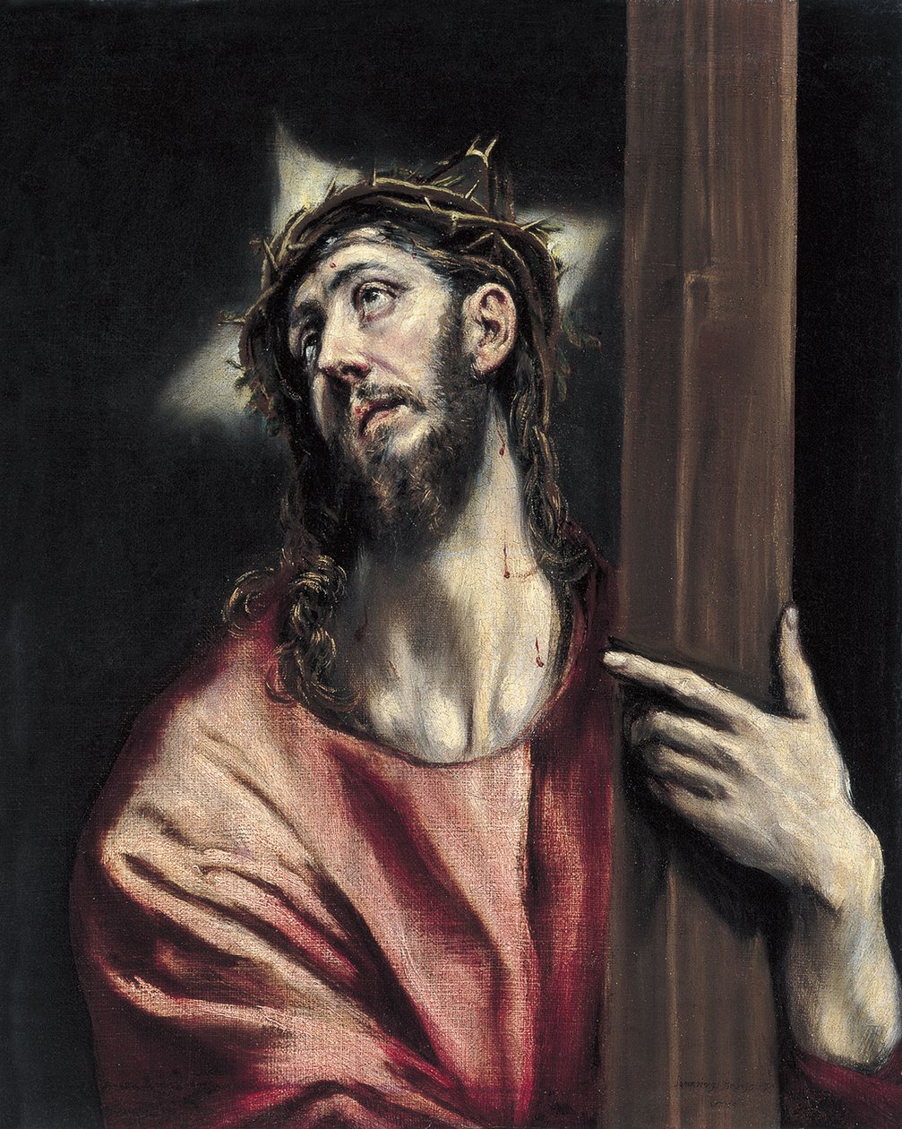Kristus s křížem, ca. 1587-1596 od El Greco