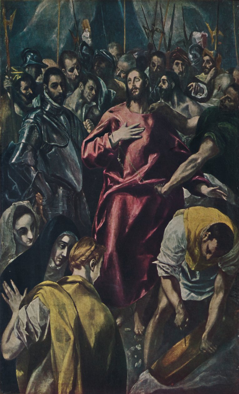 Espolio Entkleidung Christi., Svlékání Krista, c1577-1579, 1938 od El Greco