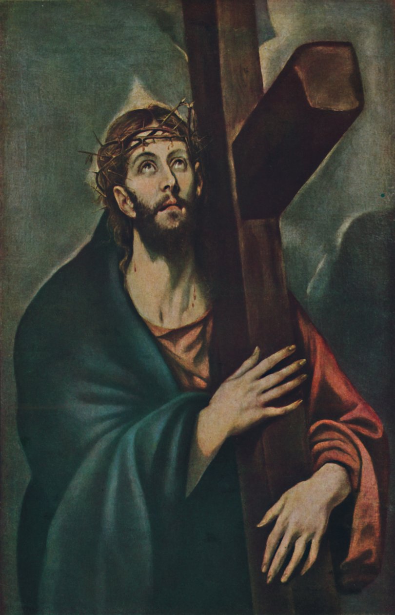 Kristus nese kříž, Kristus nese kříž, c1577-1587, 1938 od El Greco