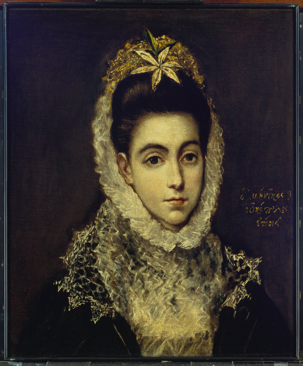 Portrét mladé dámy od El Greco