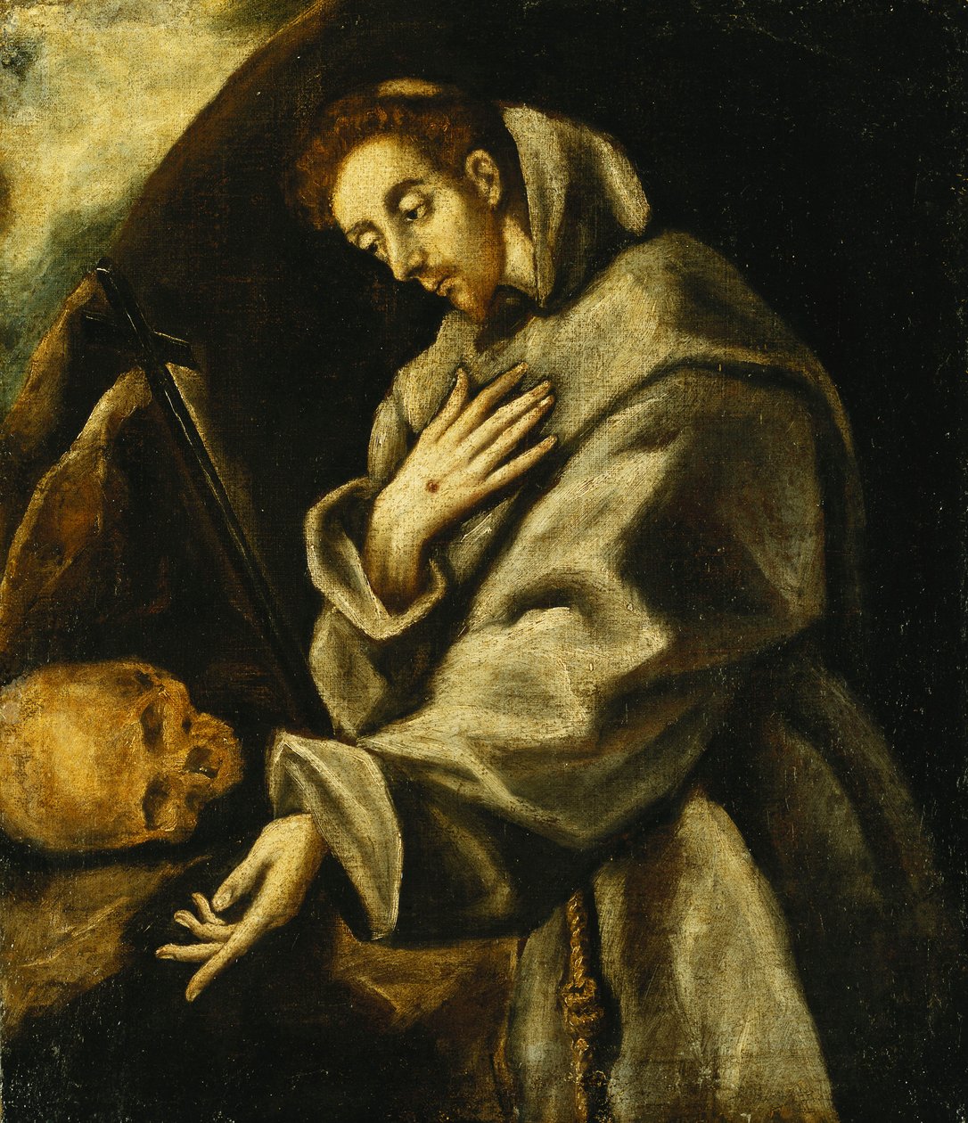 Svatý František v meditaci, od El Greco