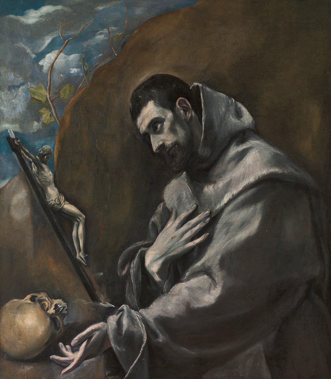Svatý František z Assisi v meditaci od El Greco