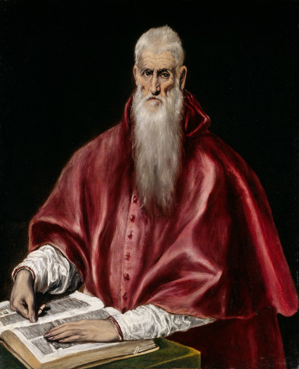 Svatý Jeroným jako učenec, asi 1610 od El Greco