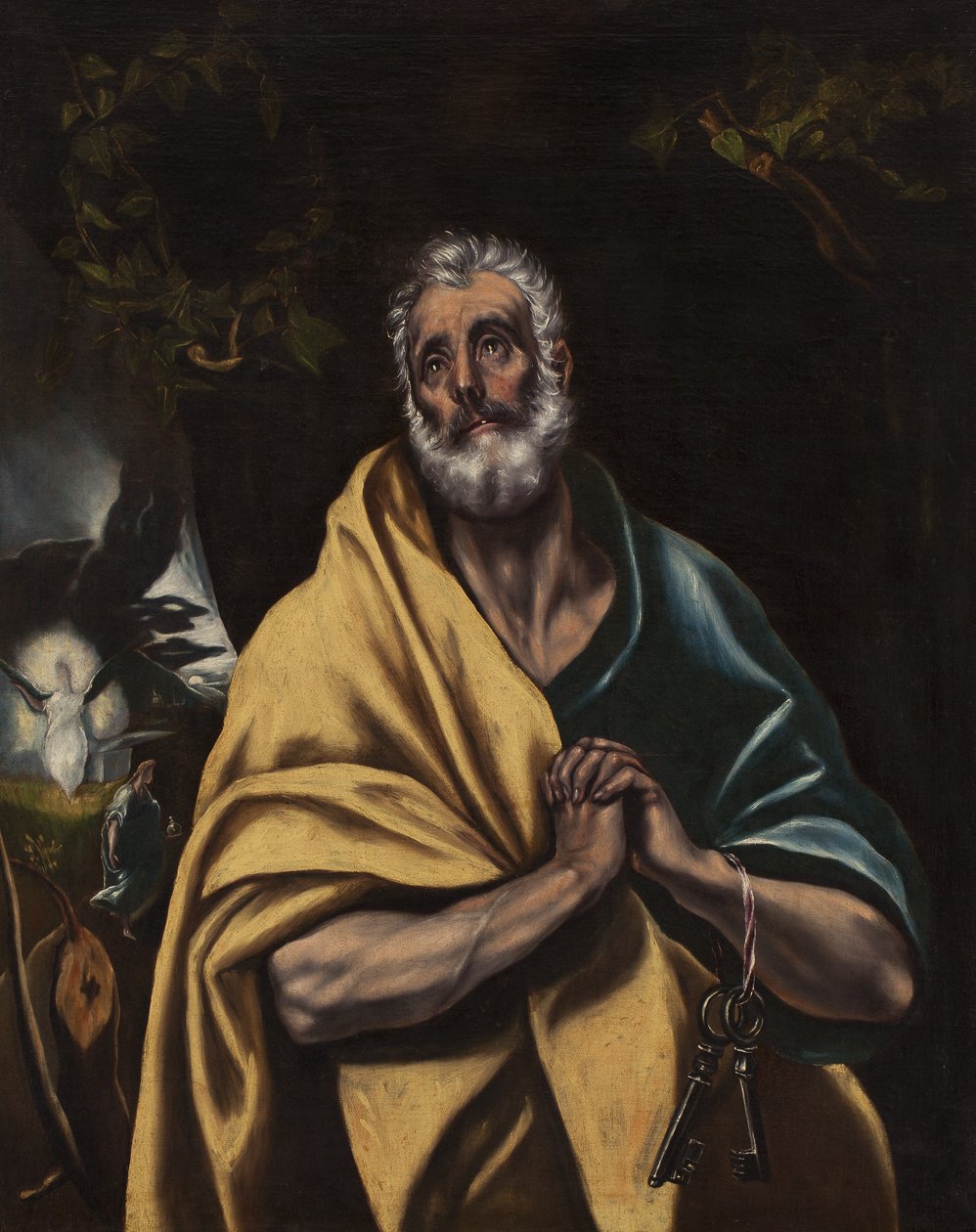 Španělština:  Las lágrimas de San Pedro Slzy svatého Petra od El Greco