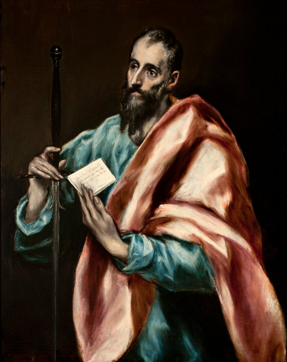Španělsky: San Pablo Apóstol Apoštol svatý Pavel od El Greco
