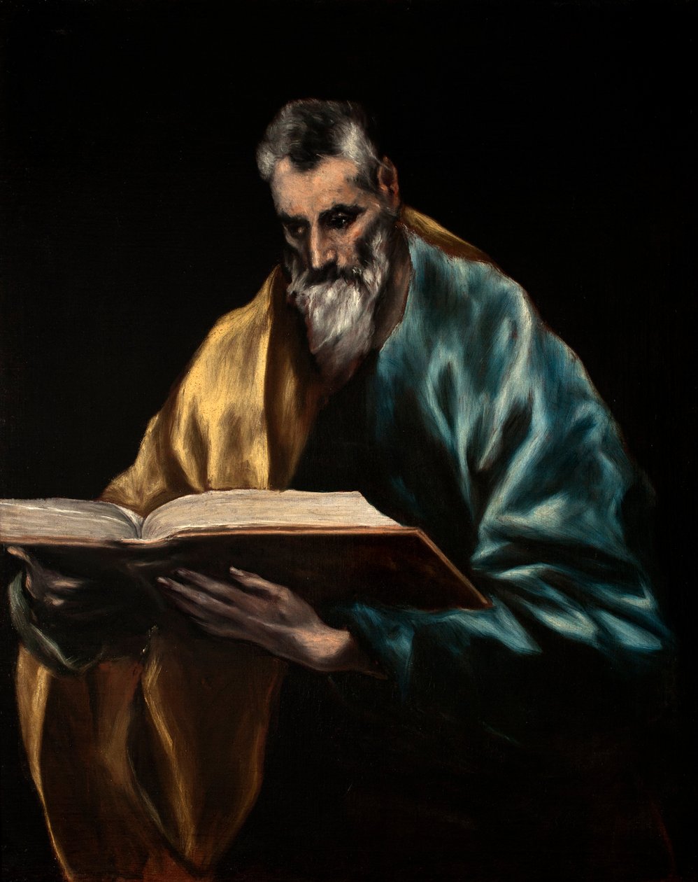 Španělsky: Simón el Zelote Apoštol svatý Šimon od El Greco
