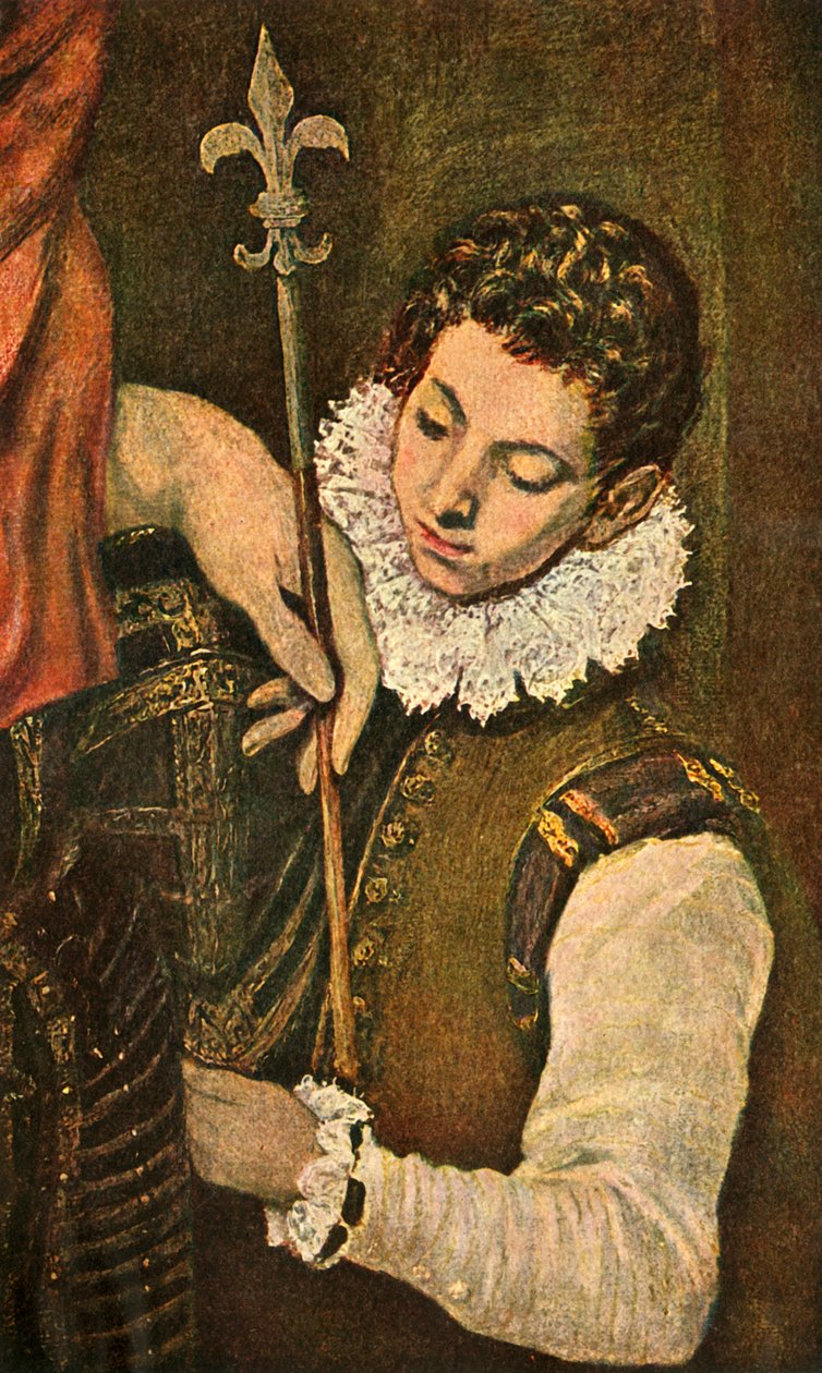 St. Louis Francouzský nebo St. Ferdinand Kastilský, c1586-1590, 1938 od El Greco