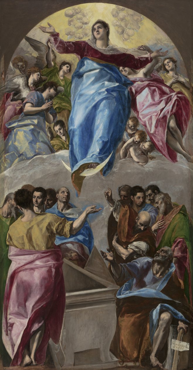 Nanebevzetí Panny Marie od El Greco