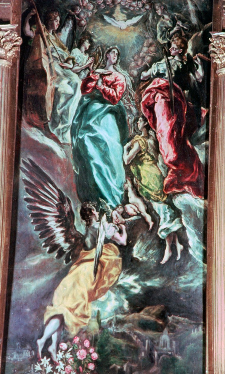 Nanebevzetí Panny Marie, c1613 od El Greco