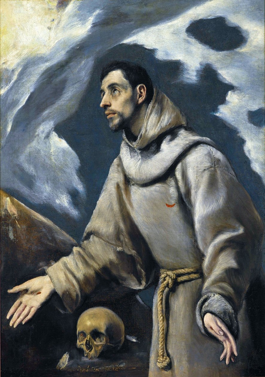 Extáze svatého Františka z Assisi. od El Greco