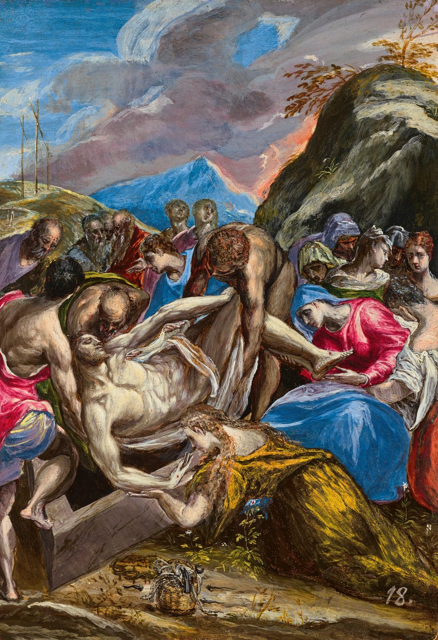 Kristovo pohřbení od El Greco