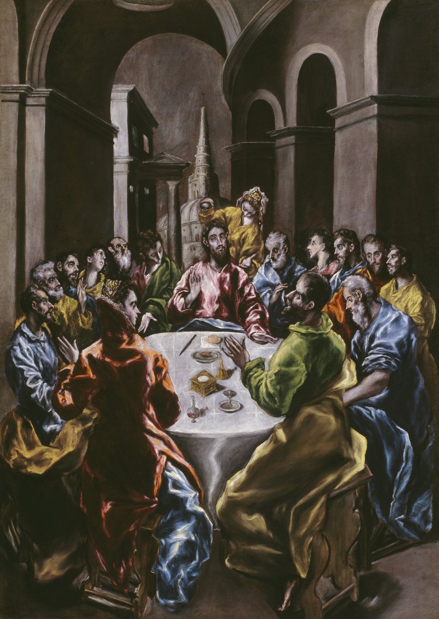 Slavnost v domě Šimona, 1608-14 od El Greco