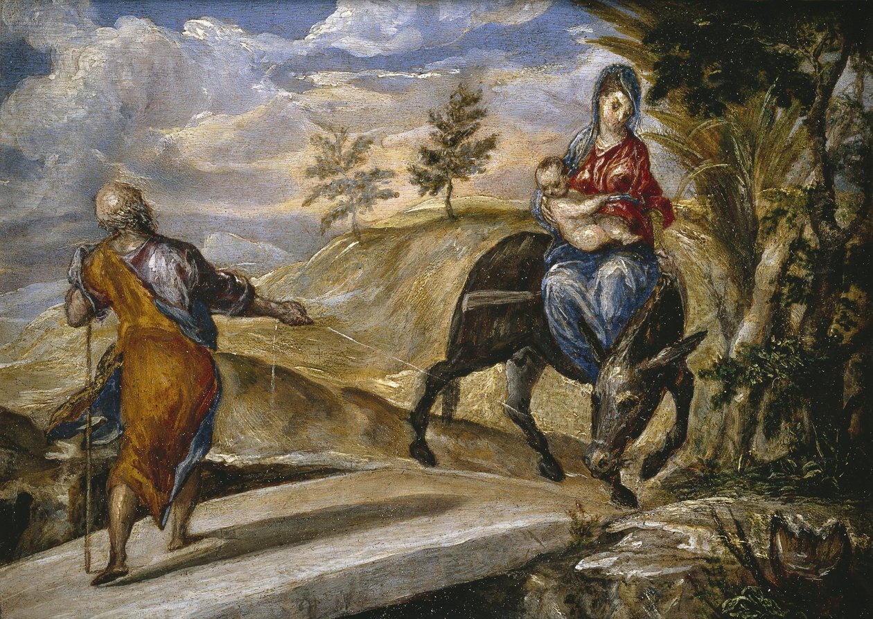 Útěk do Egypta od El Greco