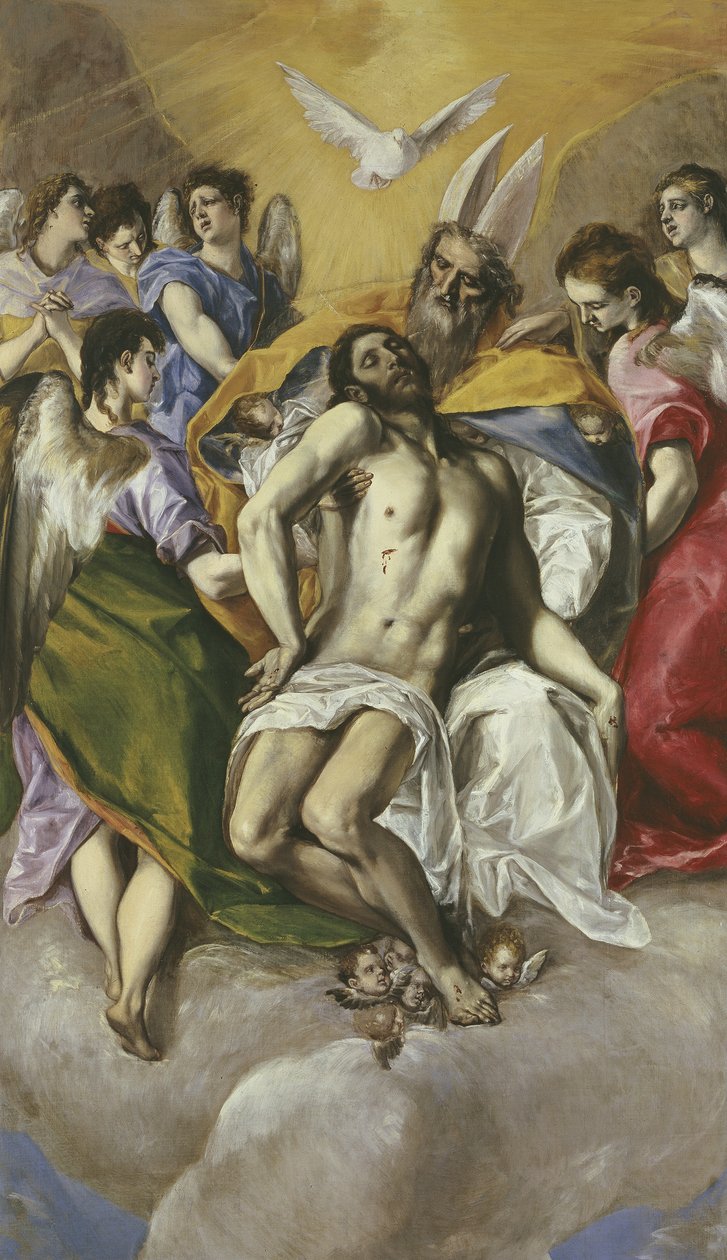Nejsvětější Trojice, 1579 od El Greco
