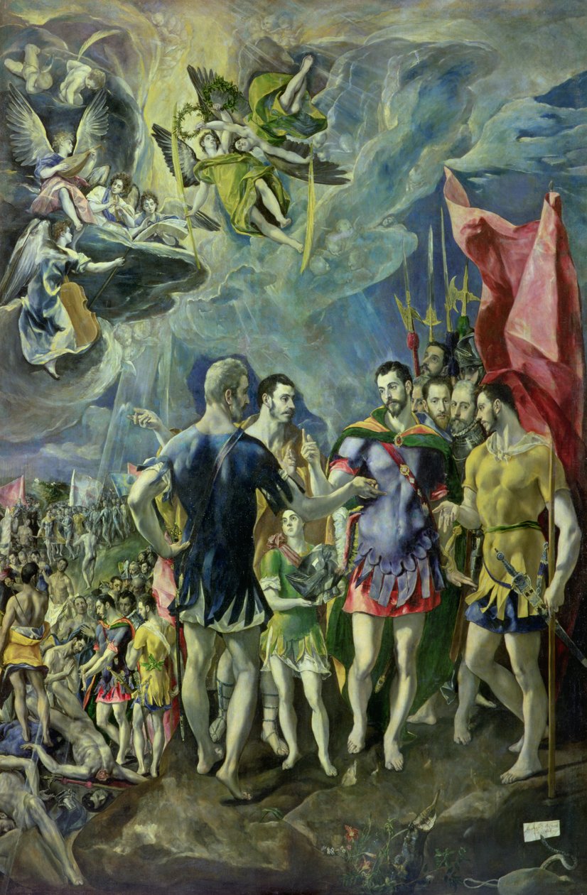 Umučení svatého Maurice, 1580-83 (podrobnosti viz 62092) od El Greco